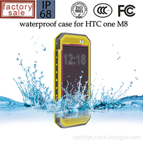 Waterproof Dirt-Proof Shock-Proof Case, Factory Supply for HTC1-M8